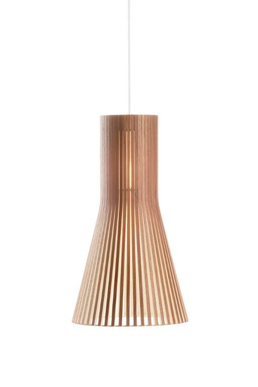 Walnuss / Kabel weiß