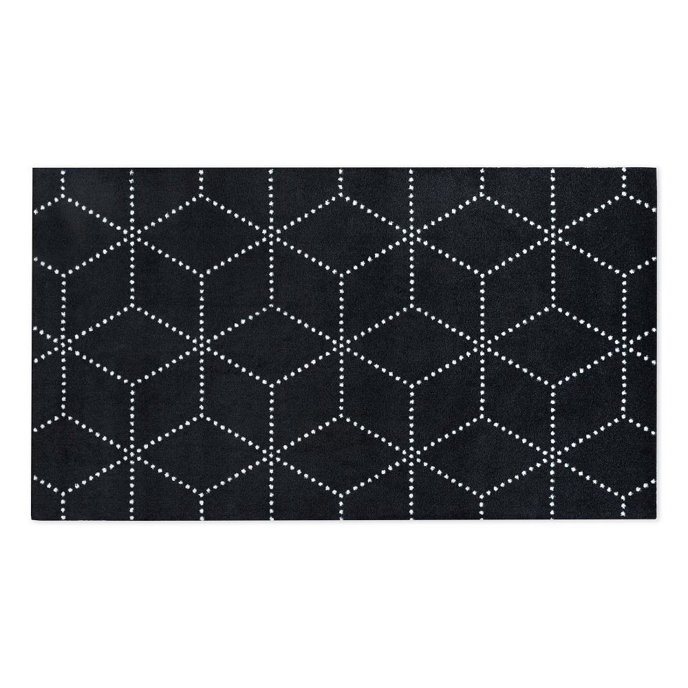 Hagl Indoor / Outdoor Fußmatte Heymat Schwarz B 85 x T 150 cm