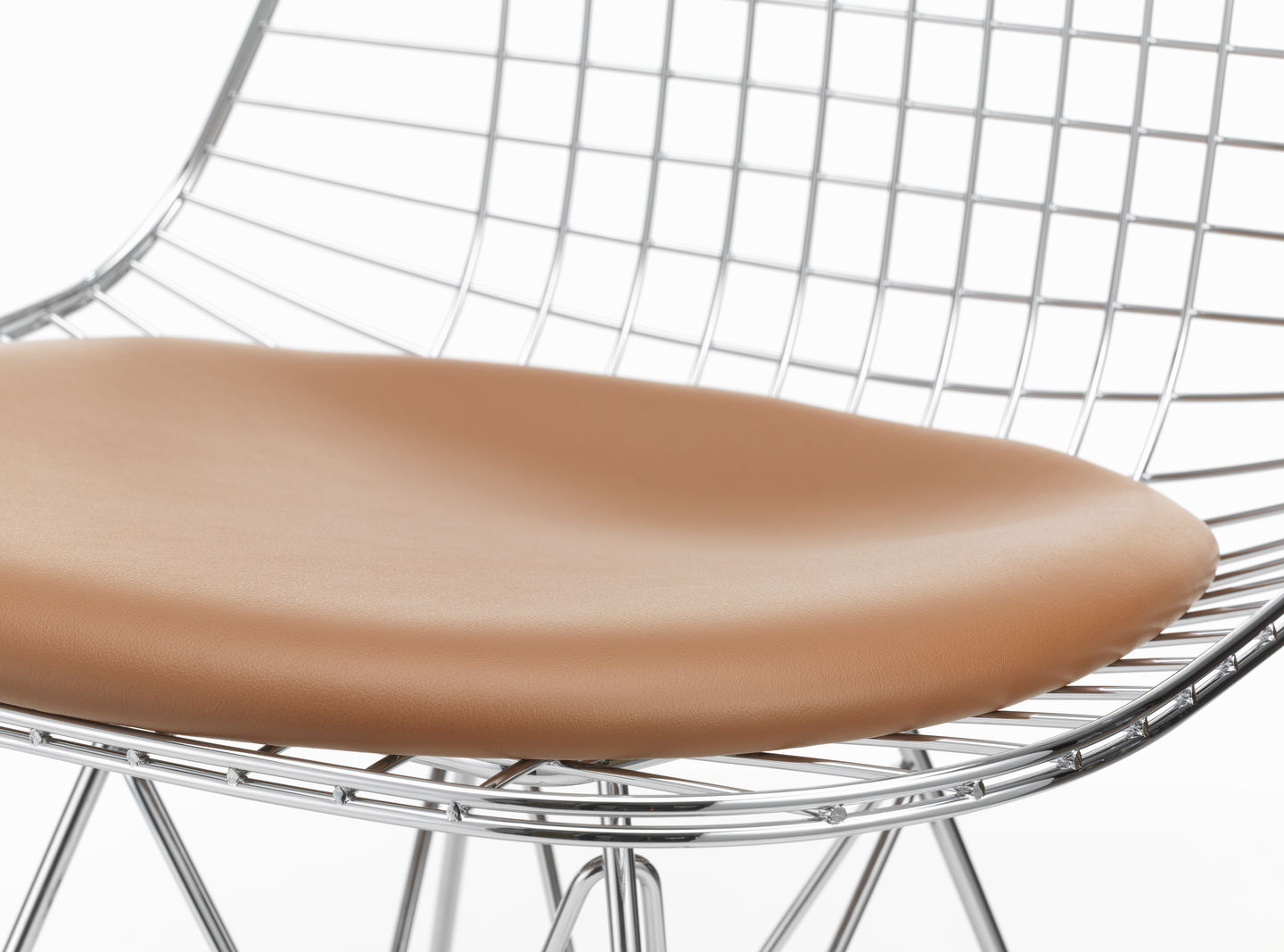 DKR-5 Wire Chair Stuhl mit Sitzkissen Vitra