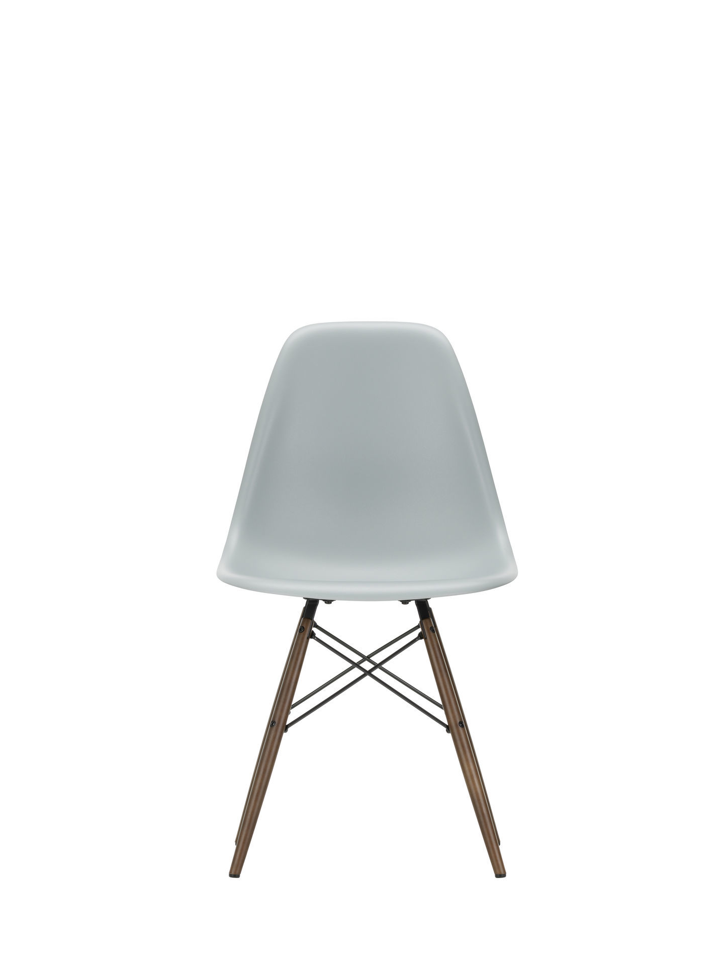 Eames Plastic Side Chair DSW Stuhl Vitra Ahorn dunkel-Rostorange