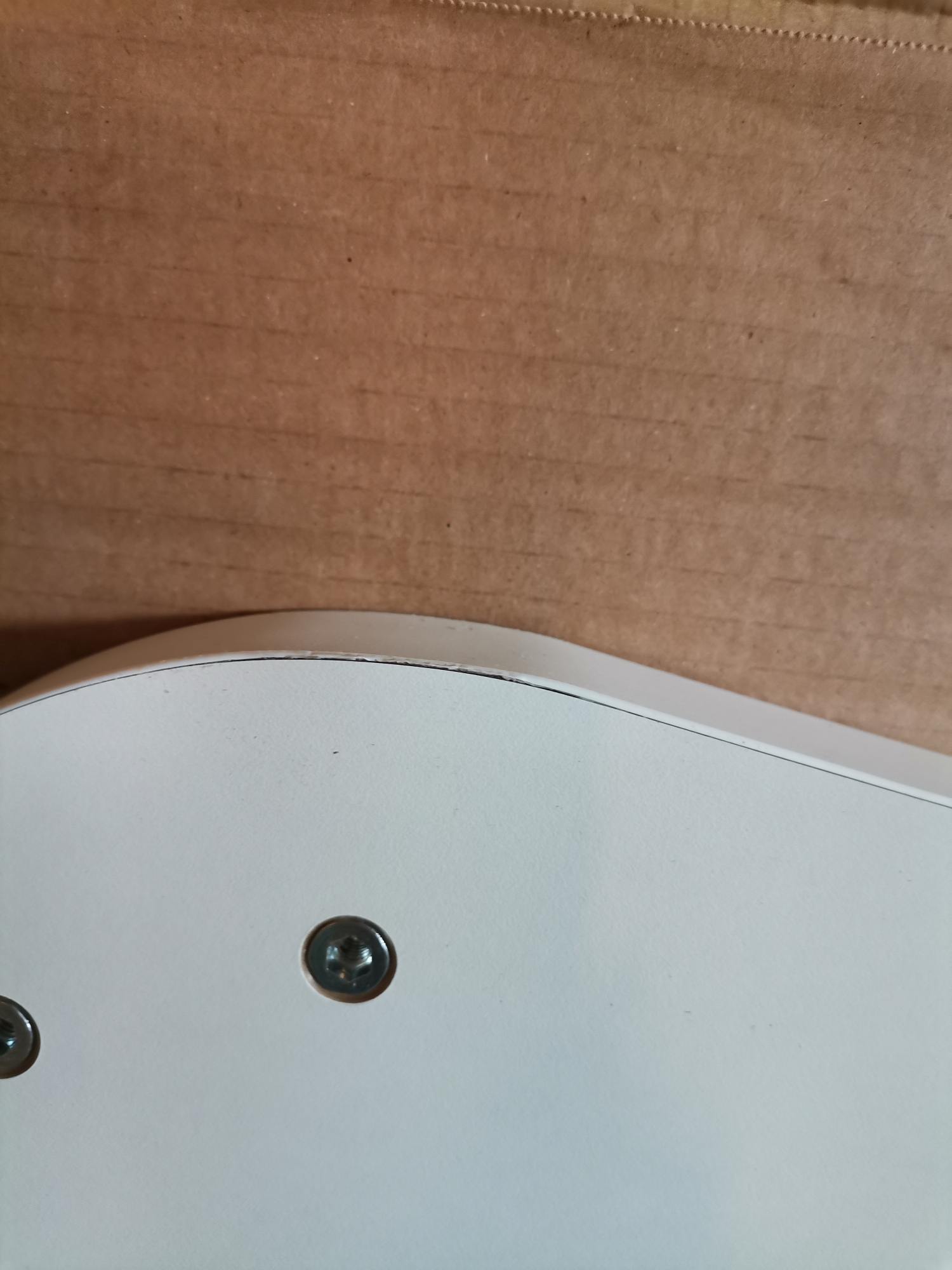 Max - Tisch 190 x 90/73cm auf Rollen / ZINKWEISS Kartell MÄNGELEXEMPLAR