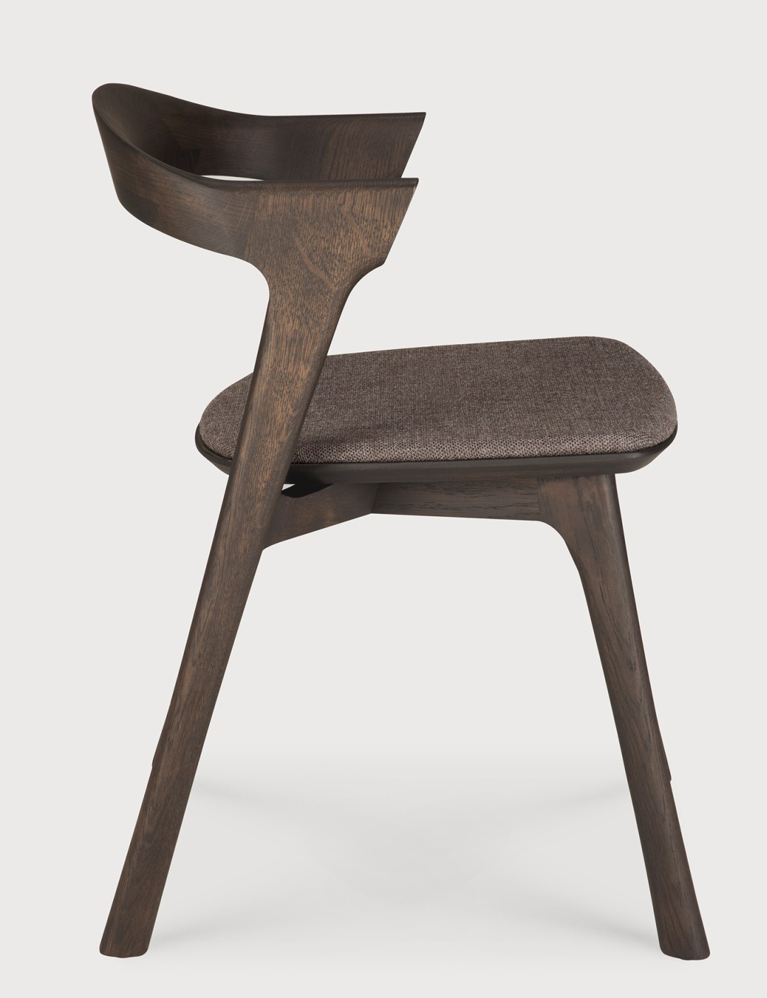 Bok Stuhl Eiche braun / Stoff Warm braun Ethnicraft