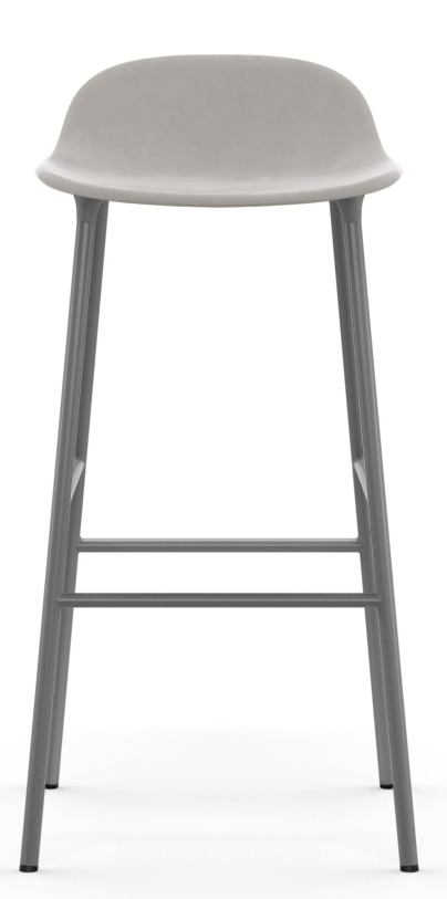 Form Barstool Barhocker H 75 cm Stahl Gepolstert Normann Copenhagen