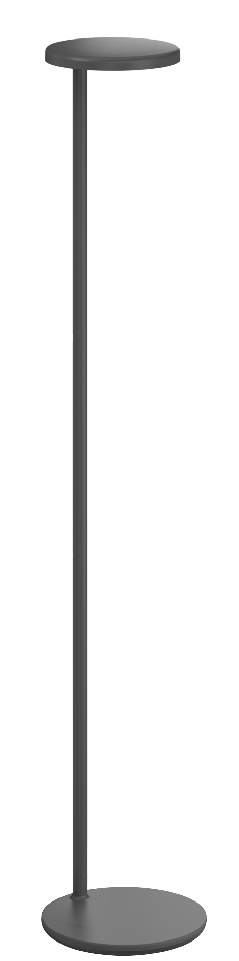 Oblique Stehleuchte in Anthrazit matt, modernes Design, ideal für Wohnzimmer und Schlafzimmer.