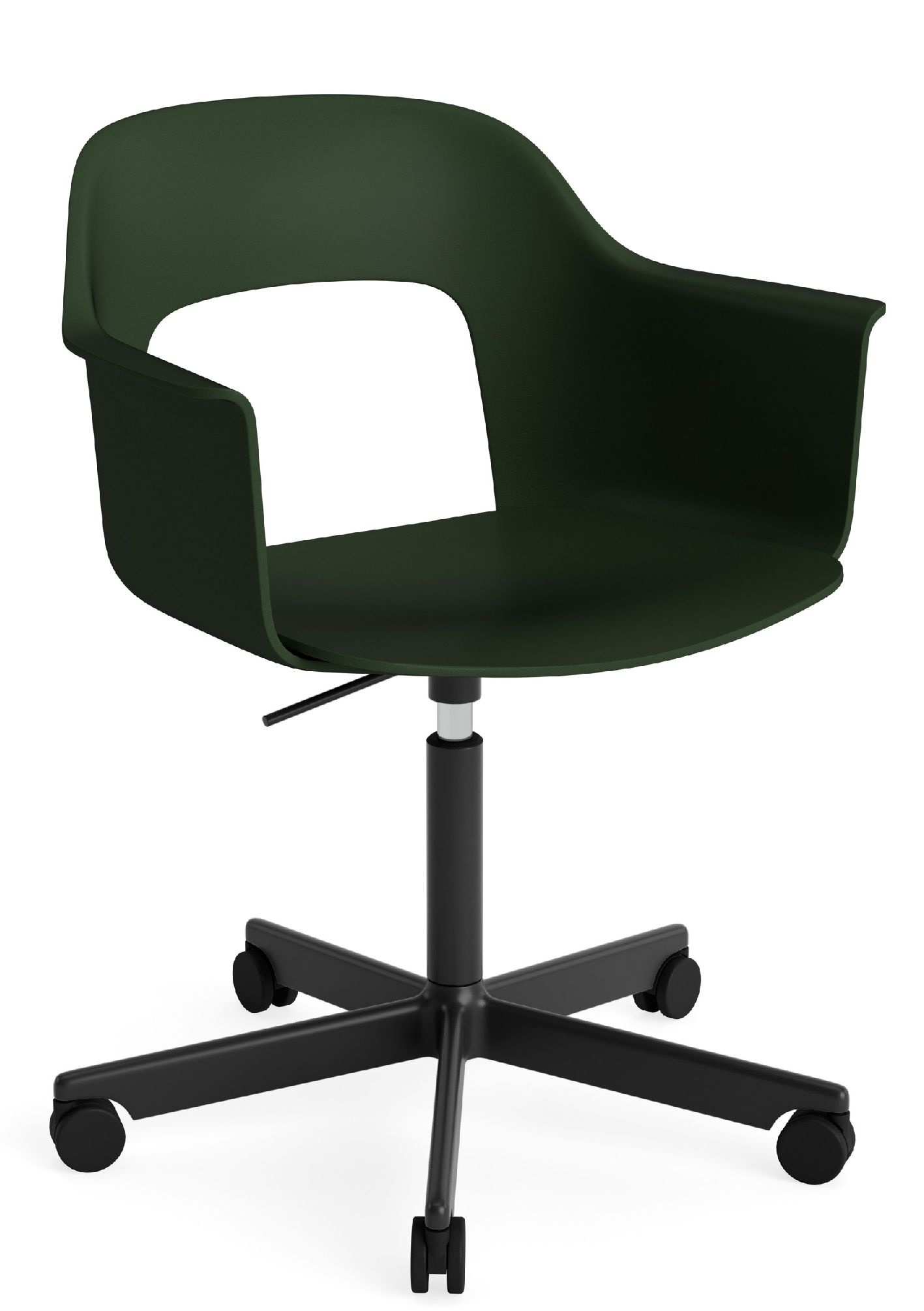 Layout Armchair 241 Armlehnstuhl 5-Sternfuß Drehmechanismus mit Gasfeder Hay