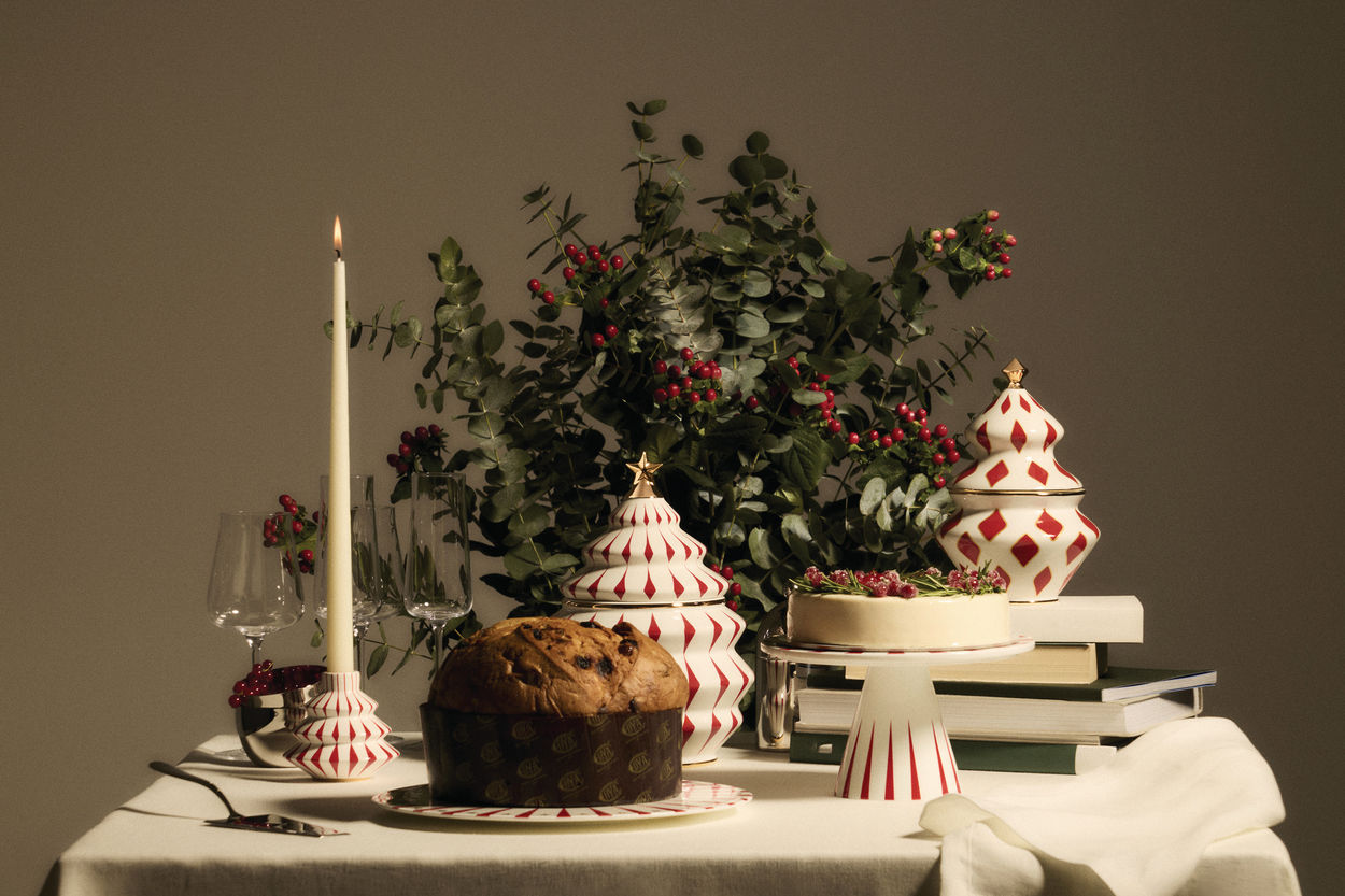 Delight Kerzenständer Porzellan Alessi 