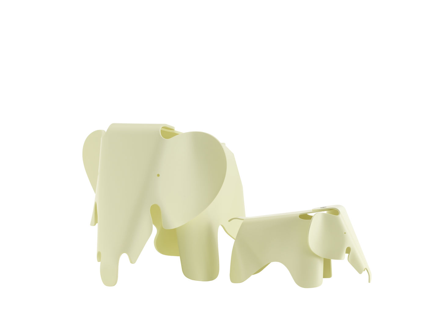 Eames Elephant Hocker RE Vitra Kanariengelb