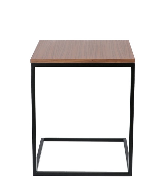 Flat Beistelltisch offen Schwarz / Eiche natur Jan Kurtz EINZELSTÜCK