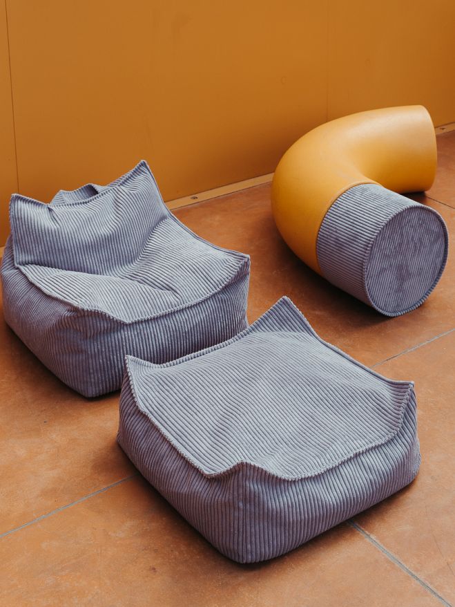 Kindersitzsack Sessel Breitcord Wigiwama