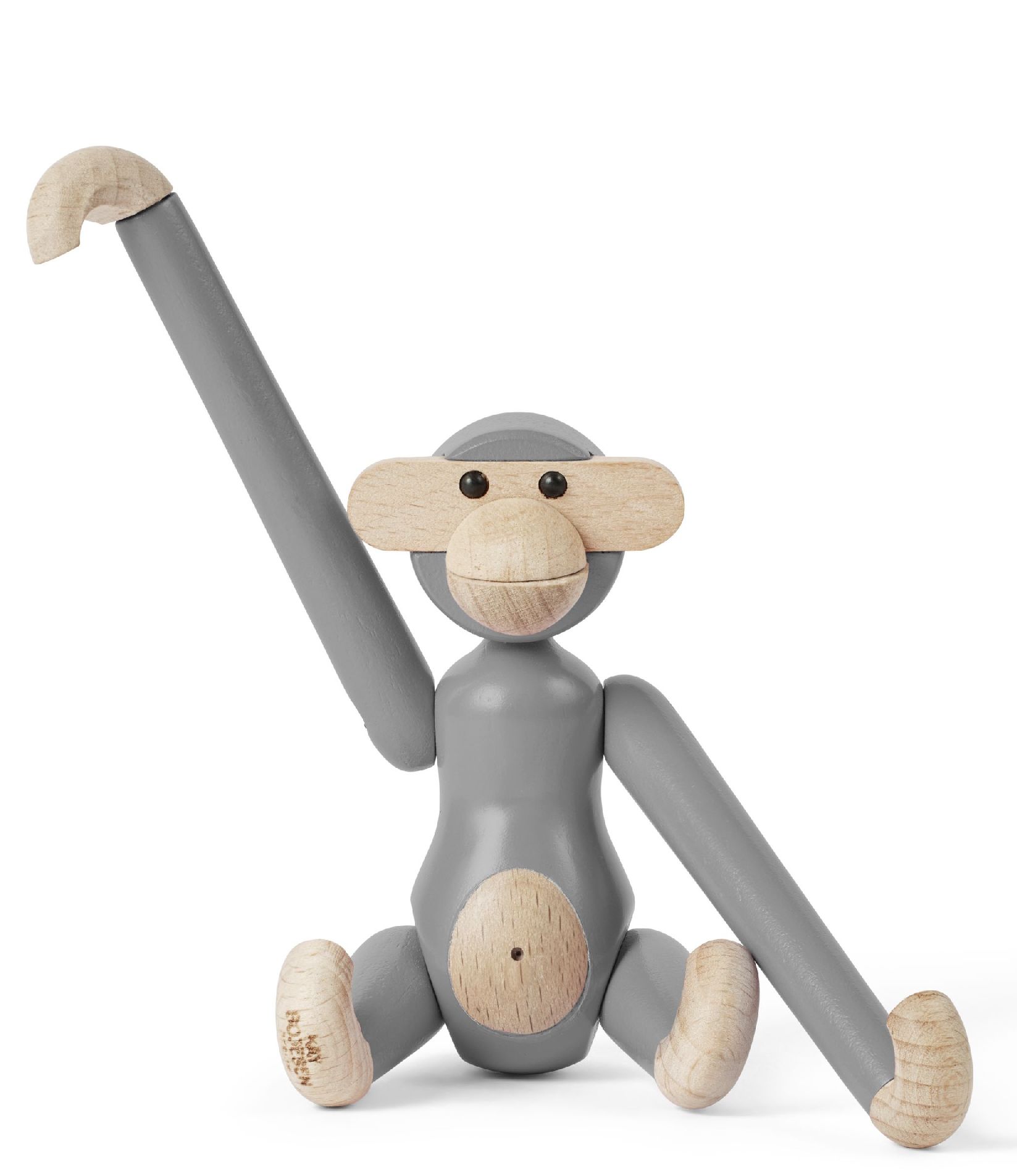 Affe Mini farbig Kay Bojesen Grau