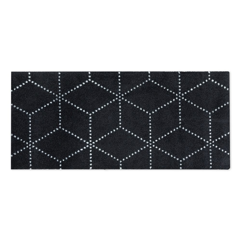 Hagl Indoor / Outdoor Fußmatte Heymat Schwarz B 45 x T 100 cm