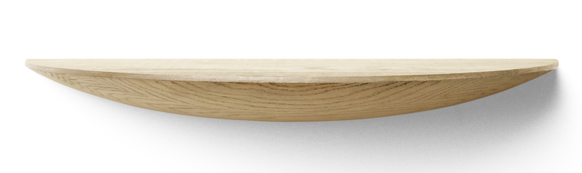 Gridy Fungi Shelf Large, ein modernes Wandregal aus Eiche natur für stilvolle Wohnraumgestaltung.