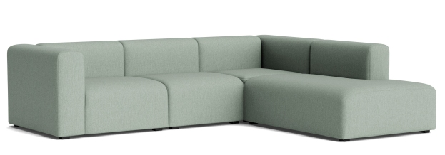 Mags Sofa Corner Combination 2 mit Armlehne rechts Hay Stoff Metaphor 023