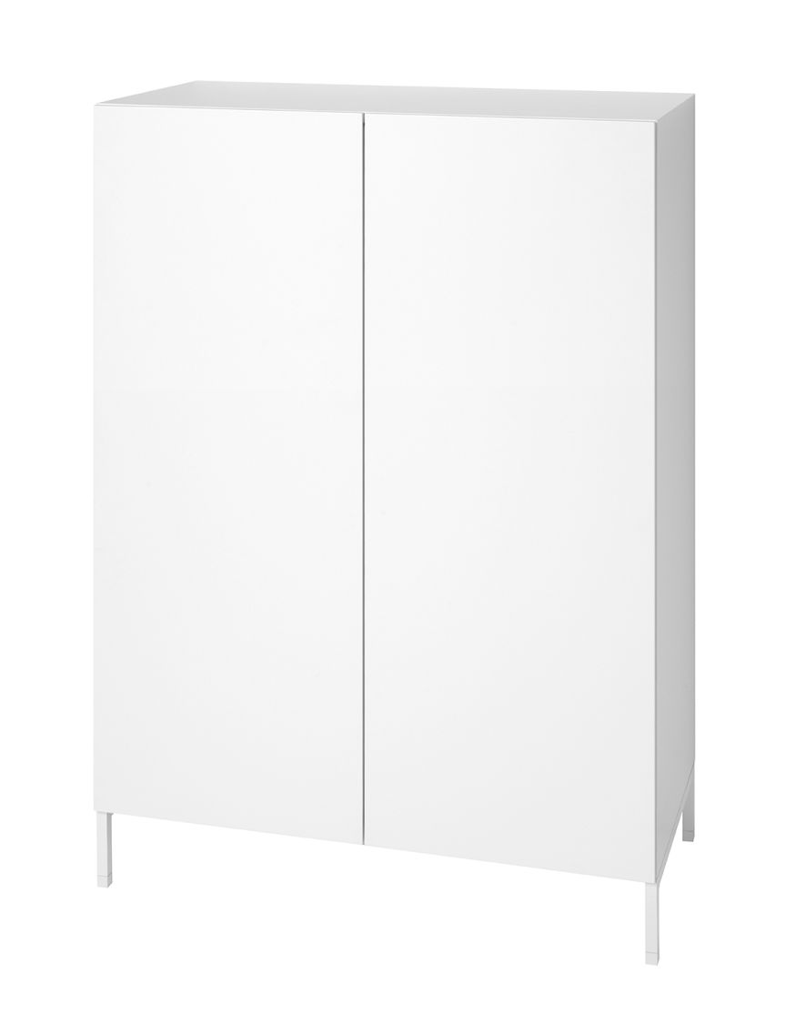 Weißes Urban Sideboard von Schönbuch mit zwei Türen und schlichten Füßen, modernes Möbeldesign.