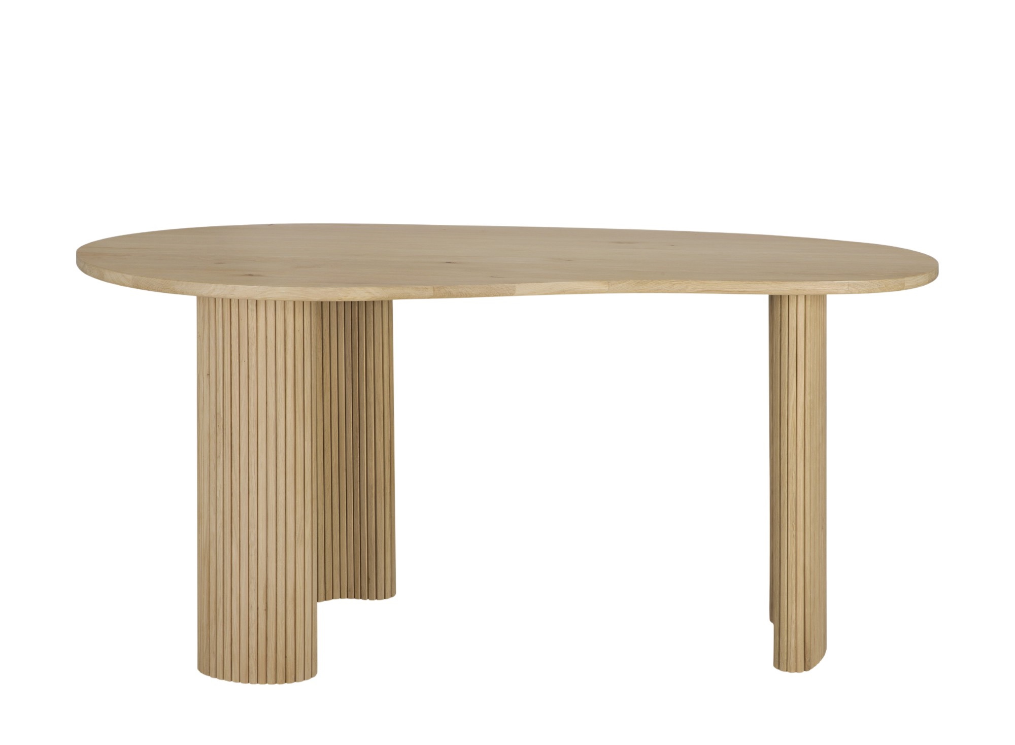 Boomerang Schreibtisch  - lackierte Eiche Ethnicraft