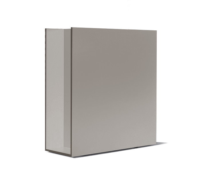 Sotomon Pflanzgefäß S Taupe Conmoto: Moderner, eckiger Blumenkübel in Taupe für den Innen- und Außenbereich.