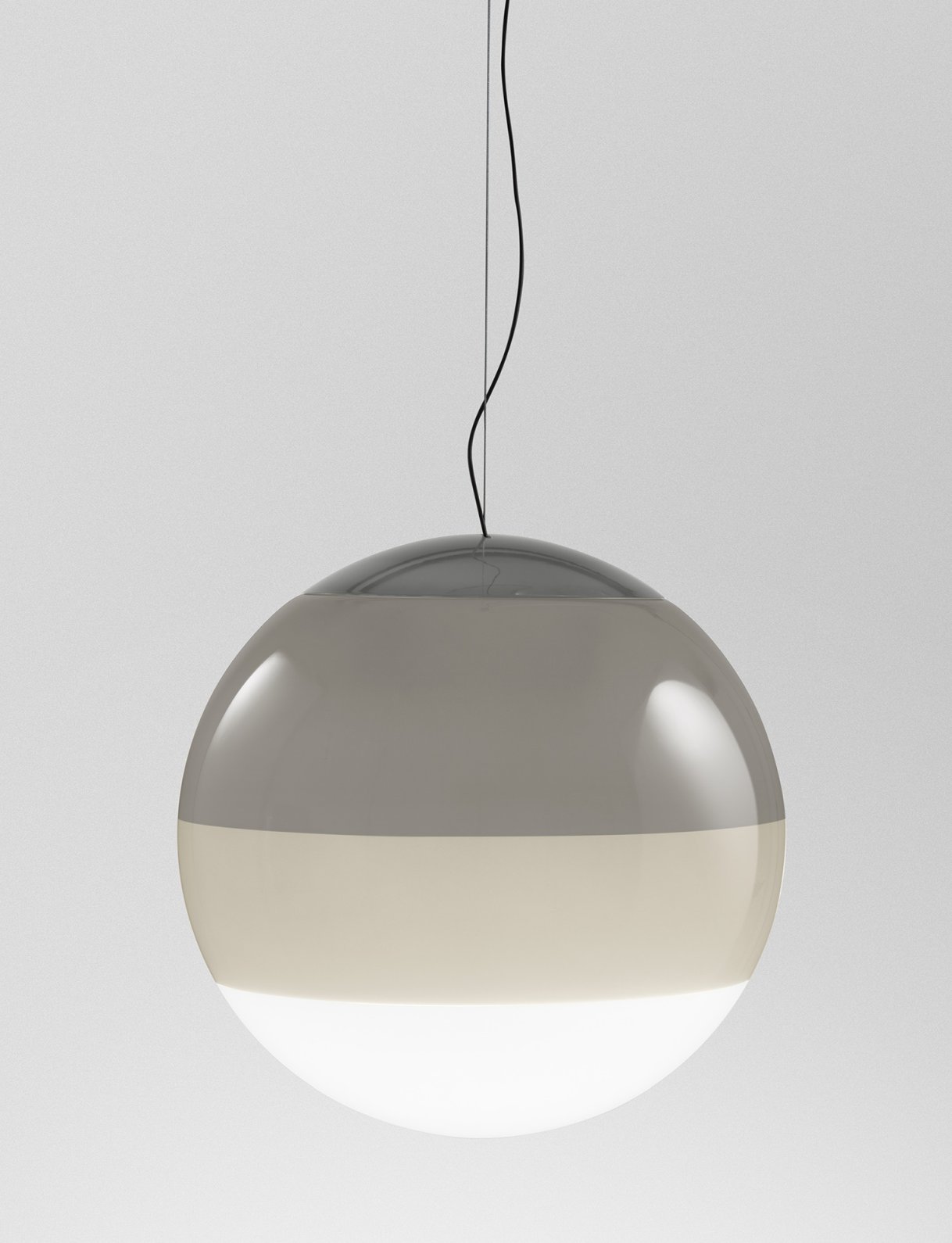 Weiße Dipping Light Pendelleuchte von Marset: Moderne LED Hängelampe für stilvolle Innenbeleuchtung.