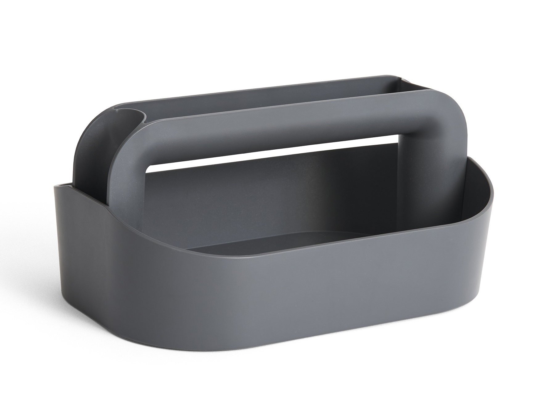 Graue Tool Box Recycled Organisationsbox von Hay, eine praktische Aufbewahrungsbox mit Griff.