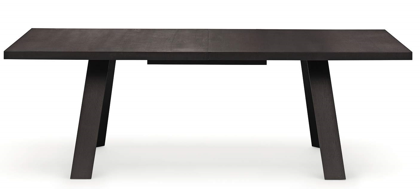 Dunkler Tadeo Tisch von Walter Knoll, ausziehbar, für Esszimmer und Wohnbereich.