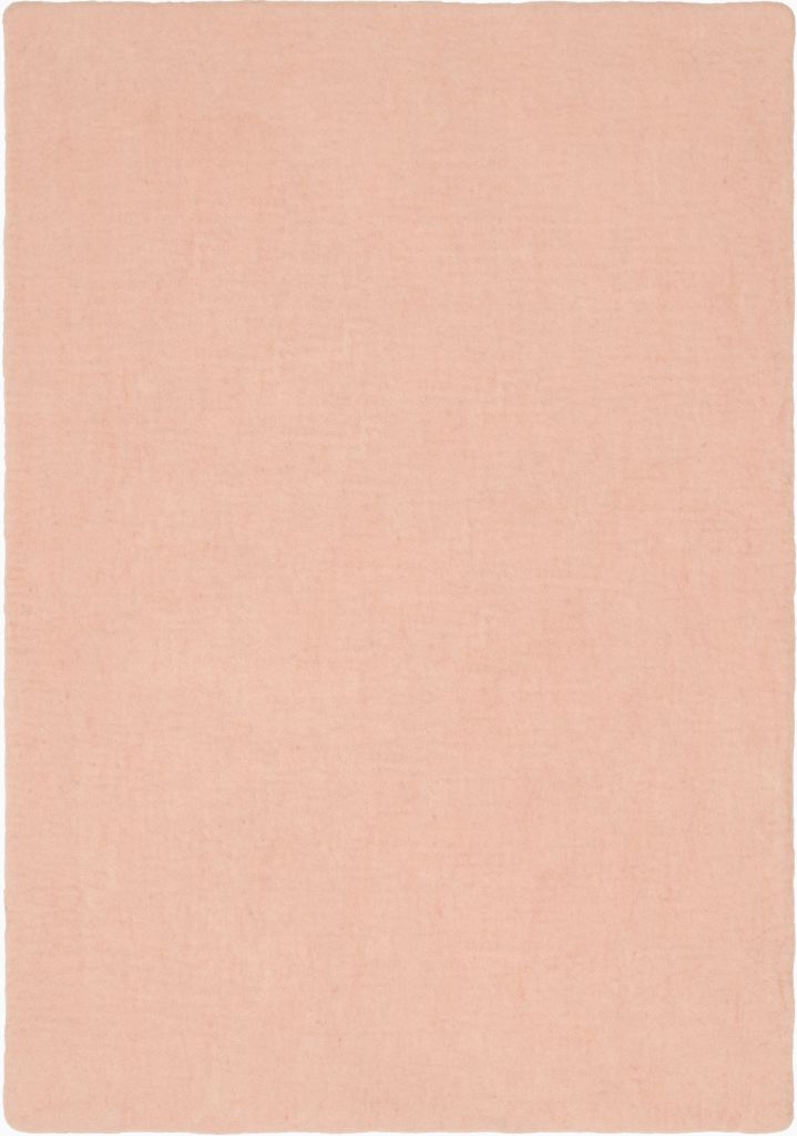 Rechteckiger Filzteppich in Rosa (Merle) von myfelt, 160 x 230 cm, Detailansicht.