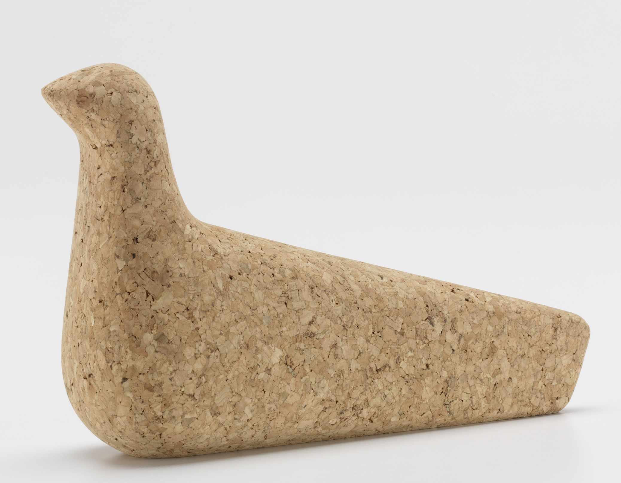 L'Oiseau Friedenstaube aus Kork von Vitra, eine dekorative Vogelfigur für Wohnaccessoires.