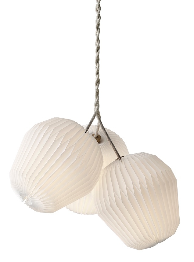 THE BOUQUET Chandelier 3 Shades Kronleuchter Le Klint ø80 cm Folie