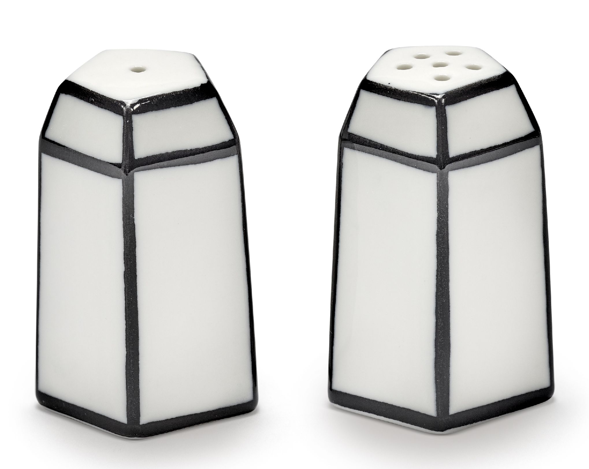 Salz & Pfeffer Streuer Set Weiß/Schwarz Carte Blanche Serax