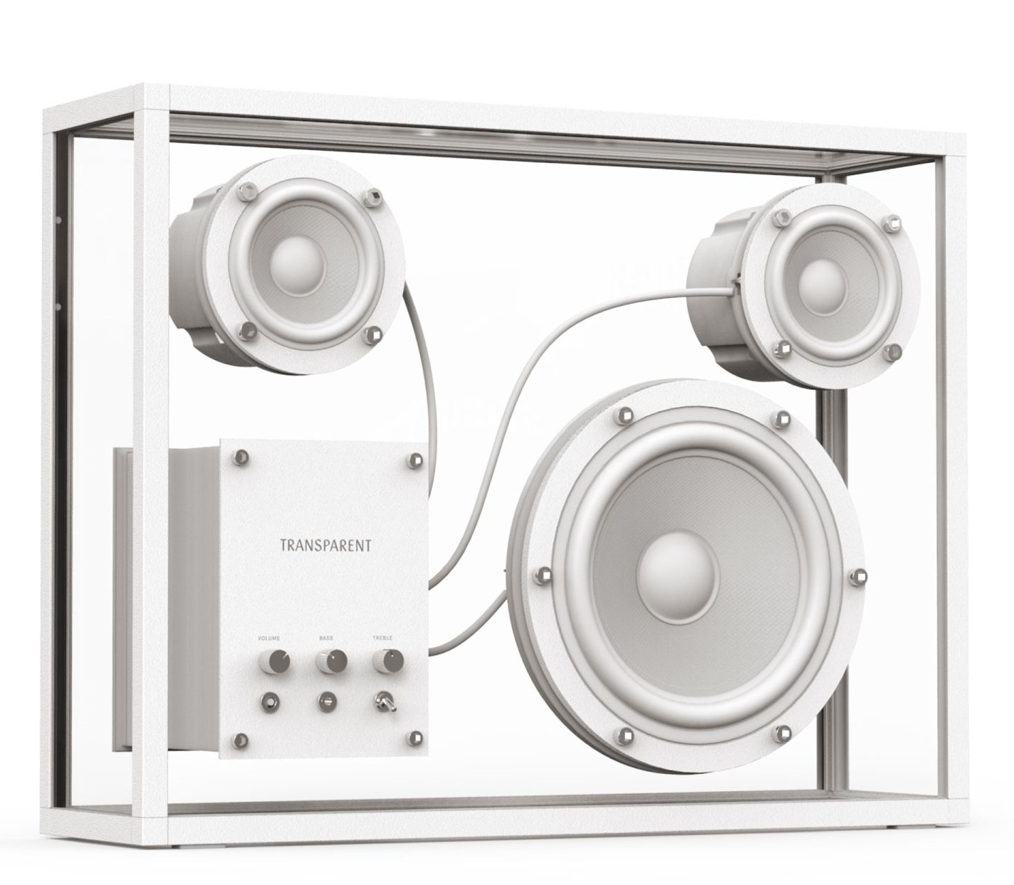 Transparenter Lautsprecher Transparent