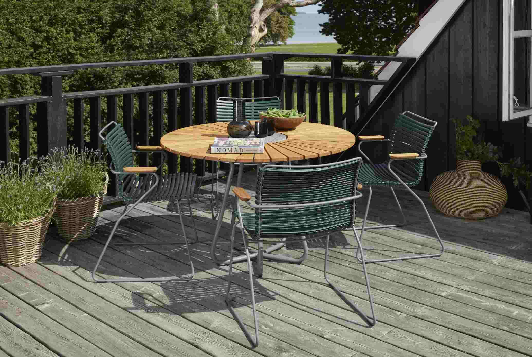 Click Dining Stuhl mit Armlehne Outdoor Houe