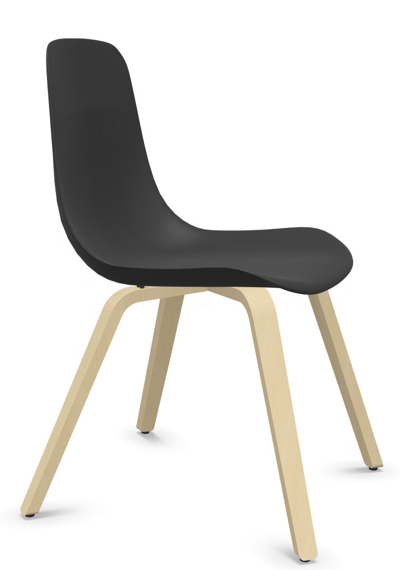 Elephantino Stuhl Holzgestell Kristalia