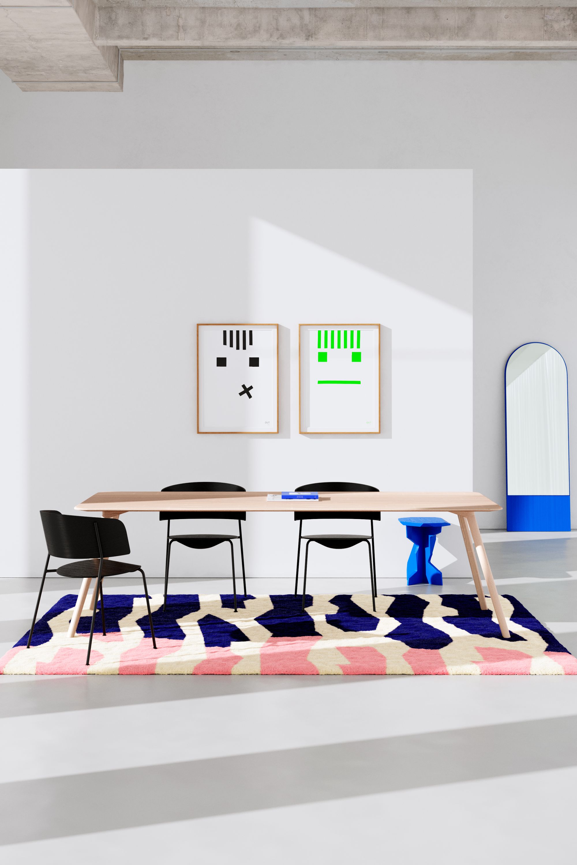 FELS Hocker Esche Out