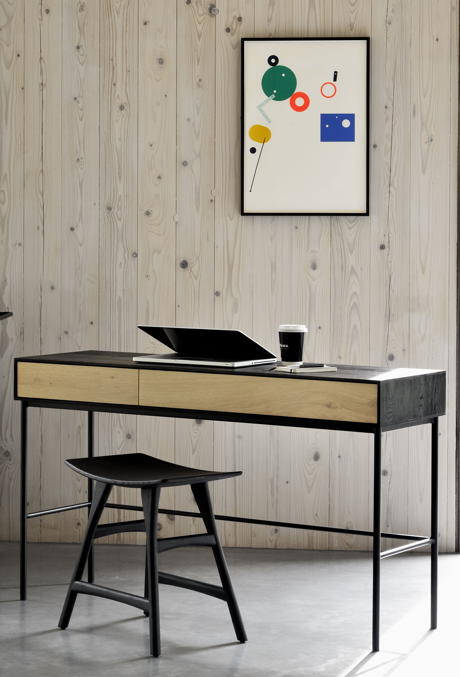 Osso Stuhl Eiche schwarz Ethnicraft