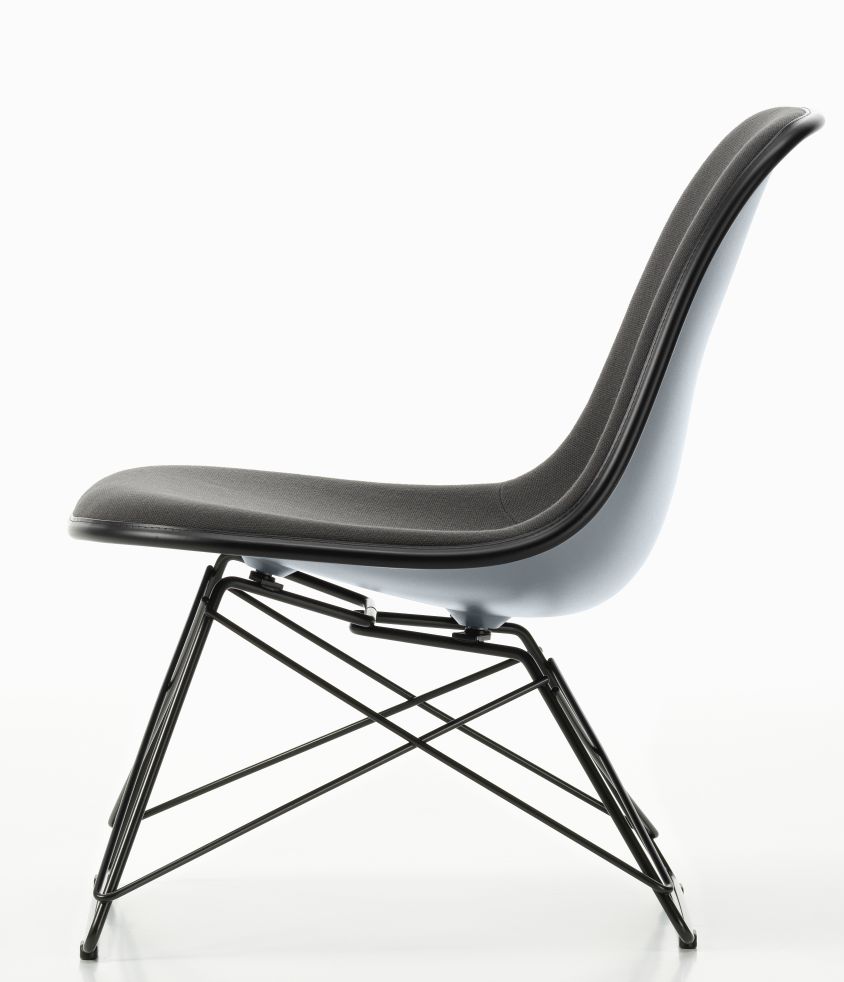 Eames Plastic Side Chair LSR Stuhl Vollgepolstert Vitra