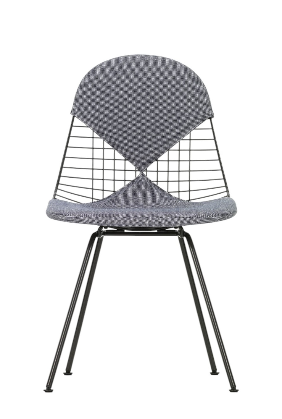 DKX-2 Wire Chair Stuhl mit Sitz und Rückenpolster Vitra