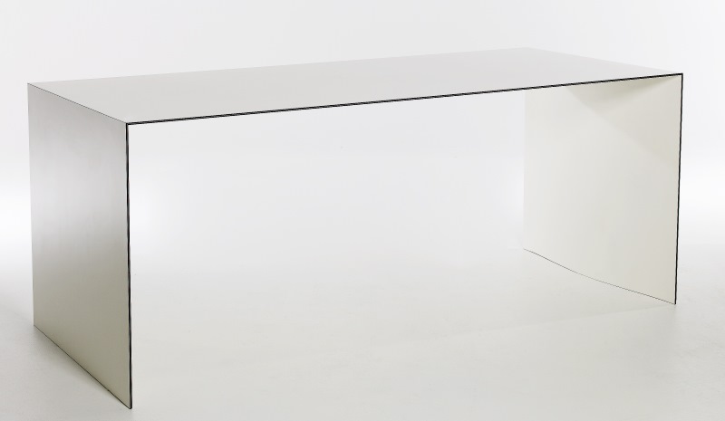 Weißer Thinner Tisch von Karl Andersson & Soener, moderner Schreibtisch für Büro und Arbeitszimmer.