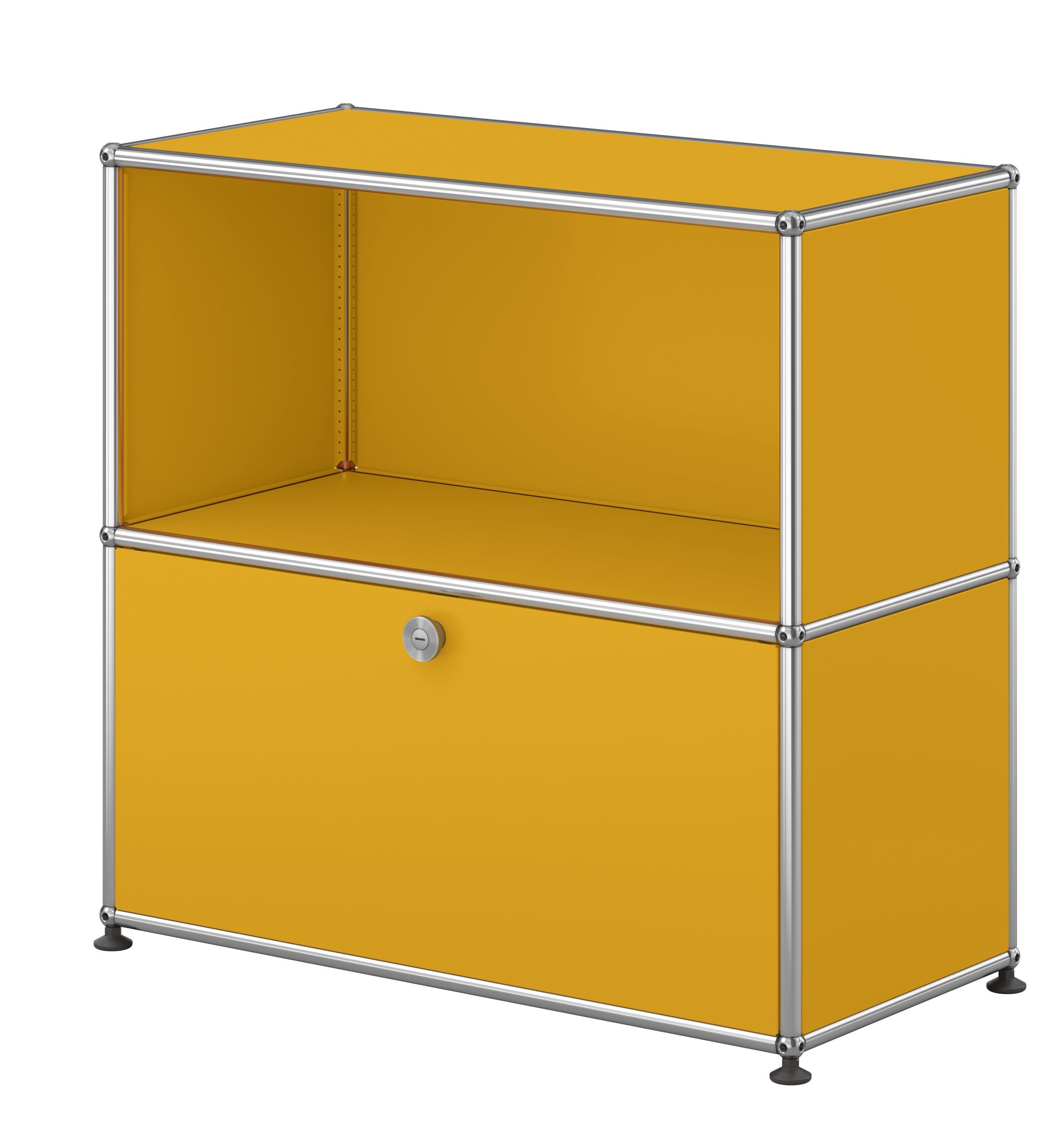 USM Haller Sideboard 1 Klappe / 1 Offen Goldgelb - QUICK SHIP