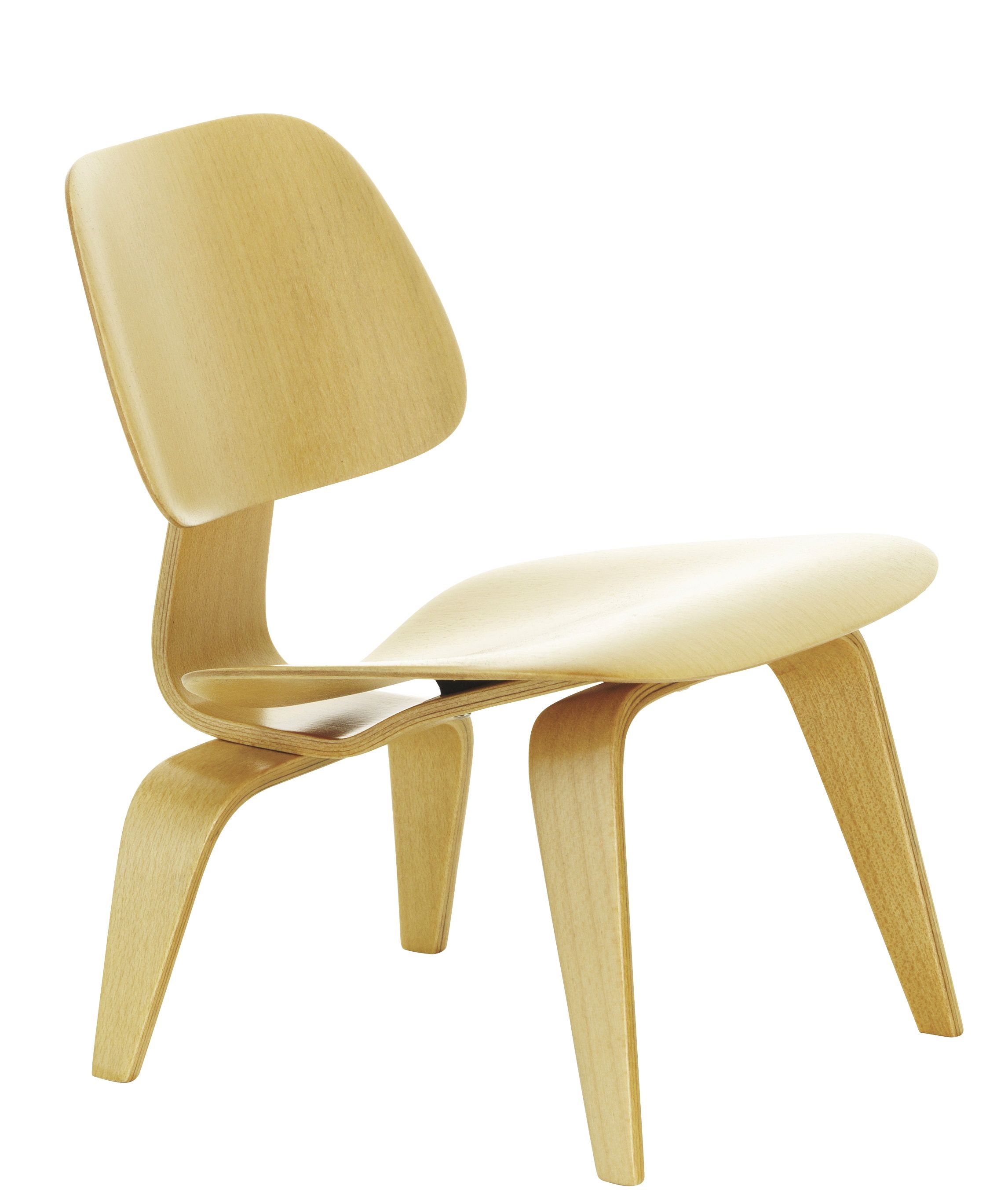 Vitra LCW Stuhl Miniatur aus hellem Holz, ikonisches Designmöbel für Wohnzimmer und Büro.