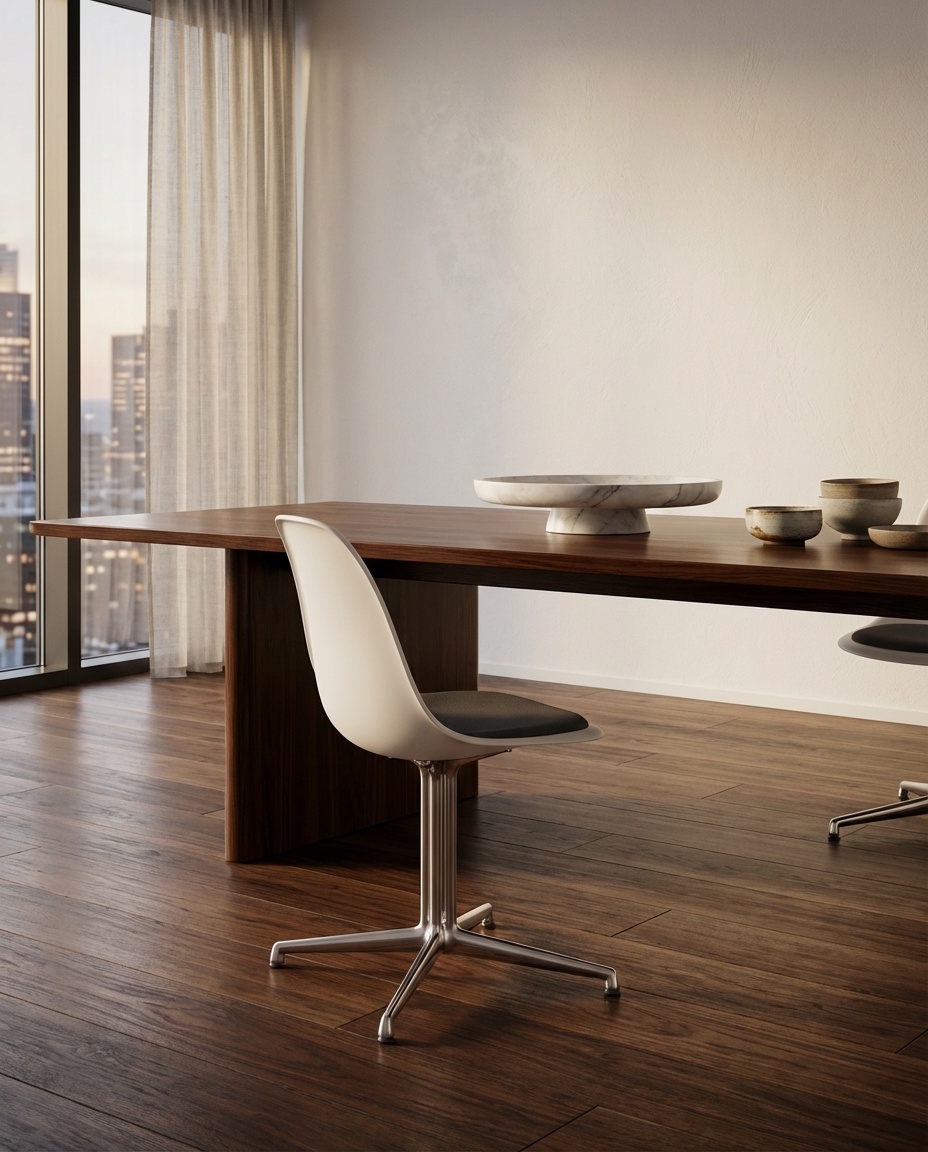 Eames Plasic Side Chair DSL RE Stuhl mit Sitzpolster Vitra 