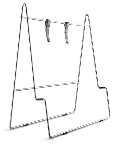 Carry TV-Ständer von Eva Solo: Moderner, minimalistischer TV-Ständer aus Stahl mit Halterungen.