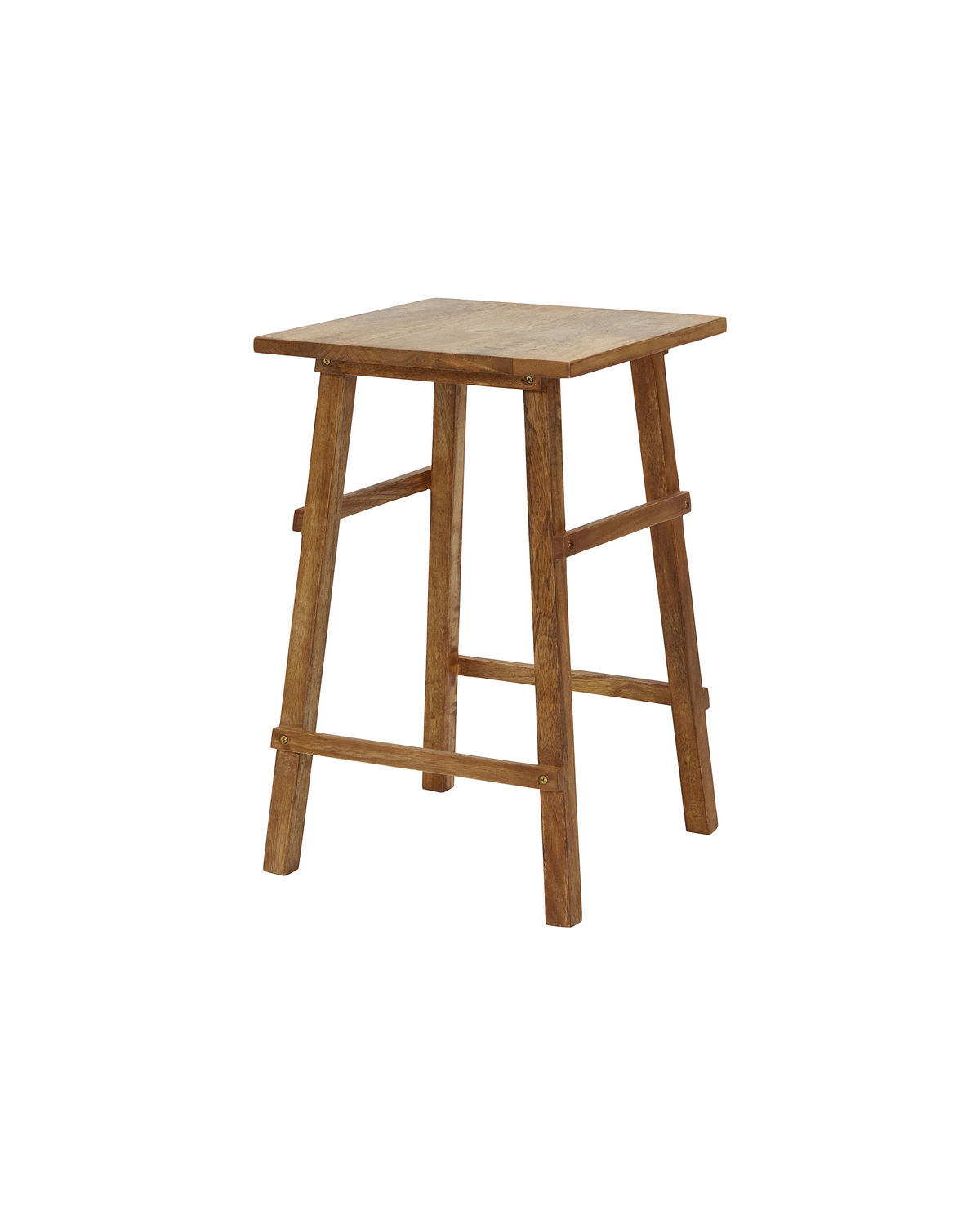 Quadratischer Laddi Beistelltisch in antikem Braun von House Doctor. Kleiner Holztisch für Wohnzimmer und Schlafzimmer.