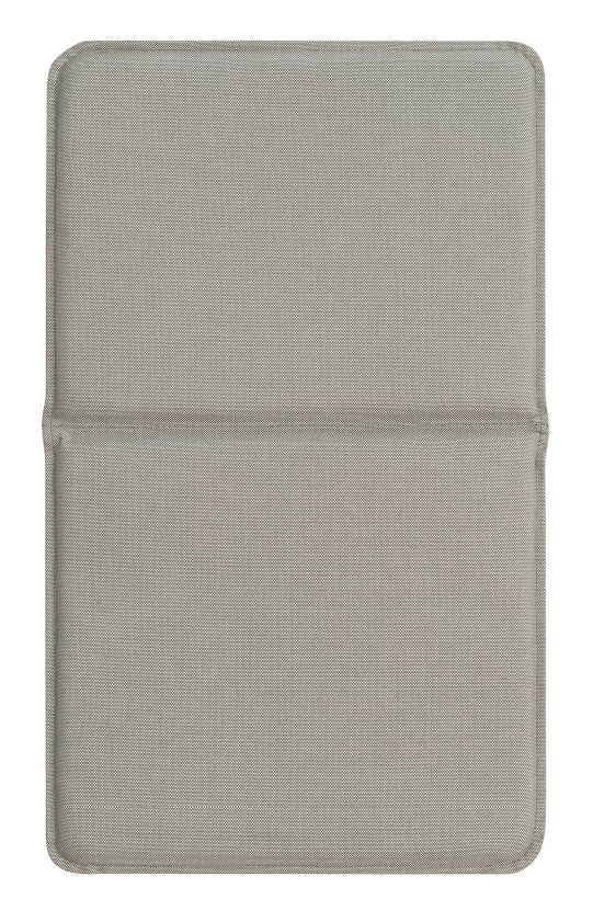 Graue Blomus Sitzauflage für Yua Stuhl oder Armlehnenstuhl, Outdoor, Textil, Detailansicht.