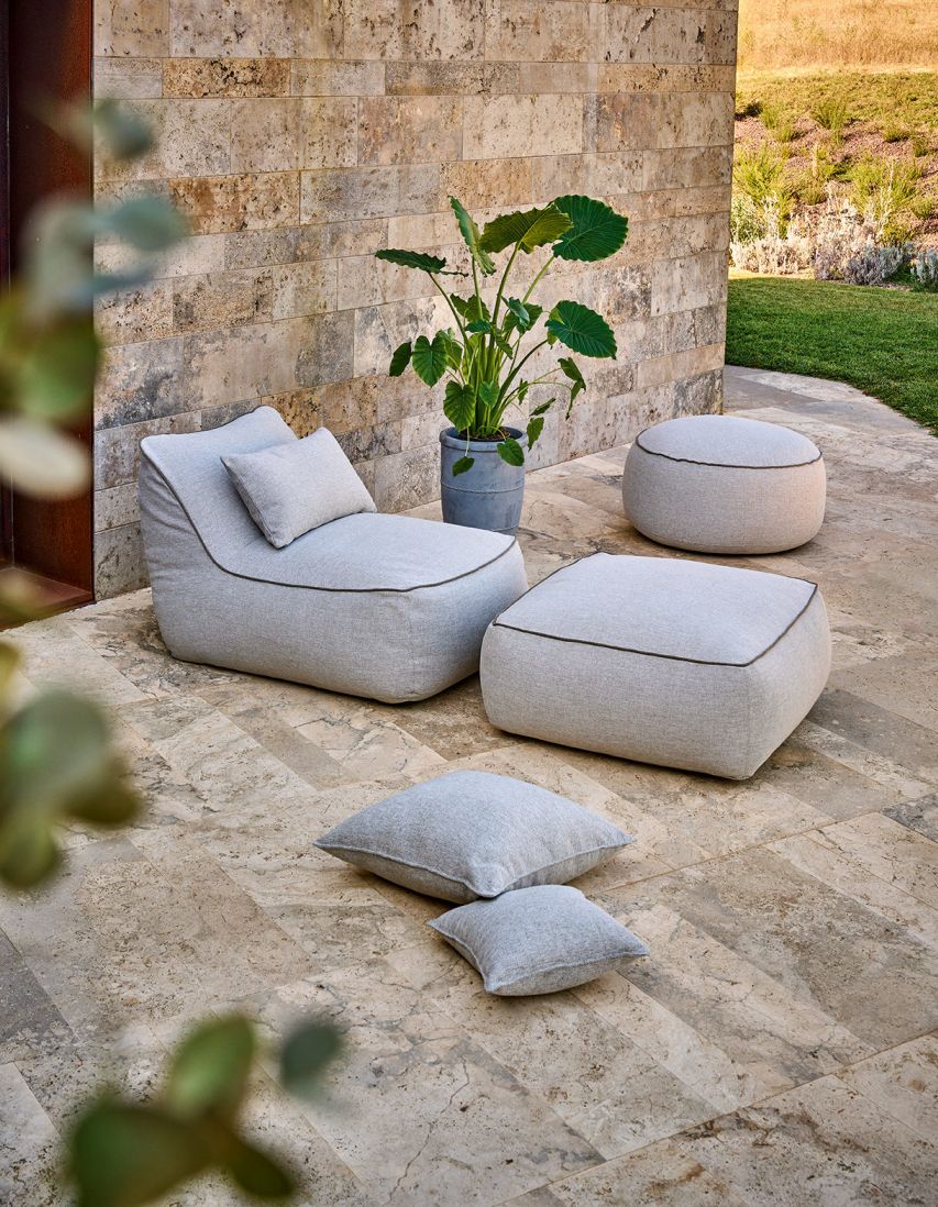 Maliha Lounge Hocker Eckig Outdoor Weishäupl 