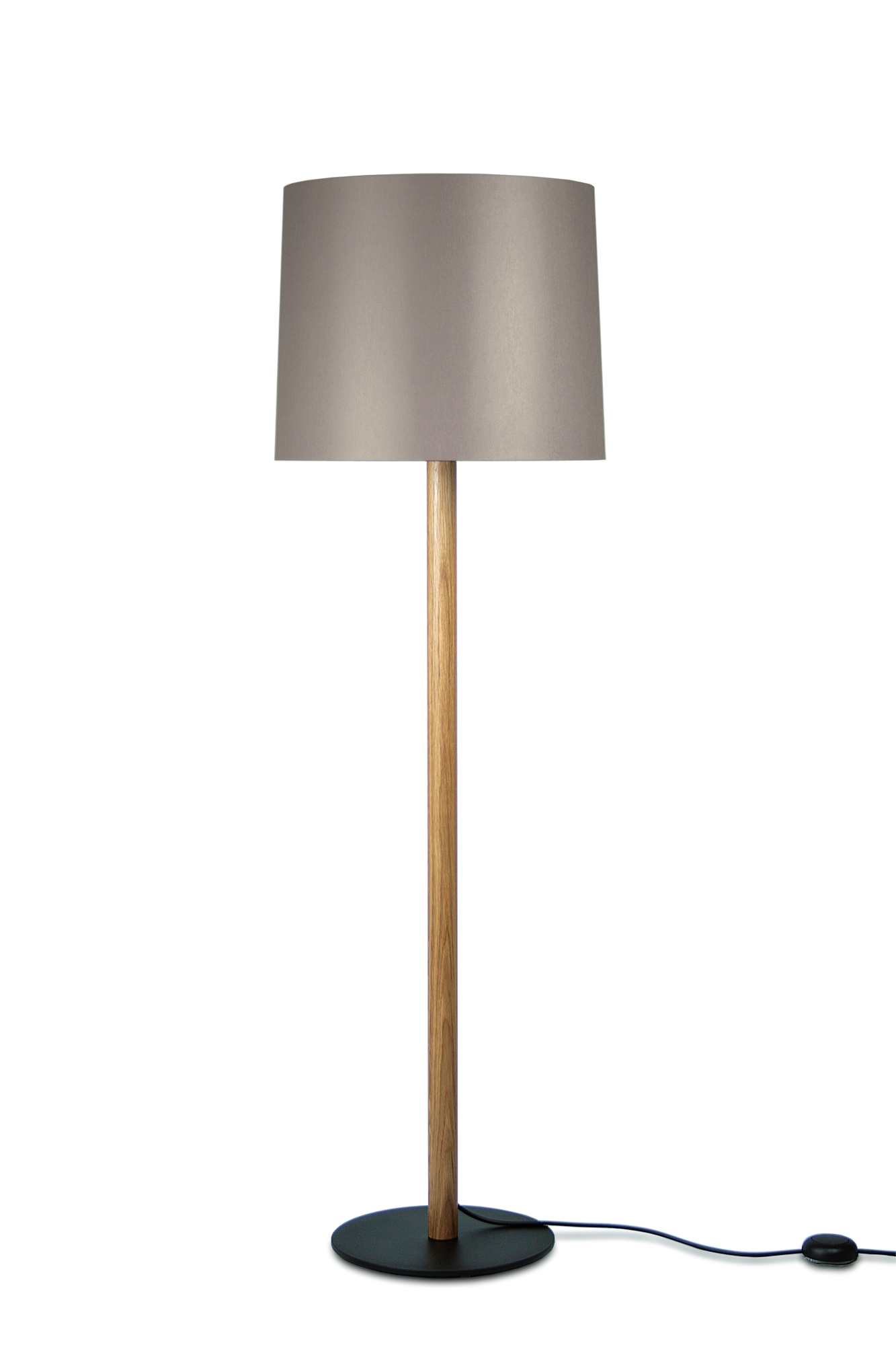 Miyu 165 Stehleuchte Eiche natur/bronzegrau Maigrau