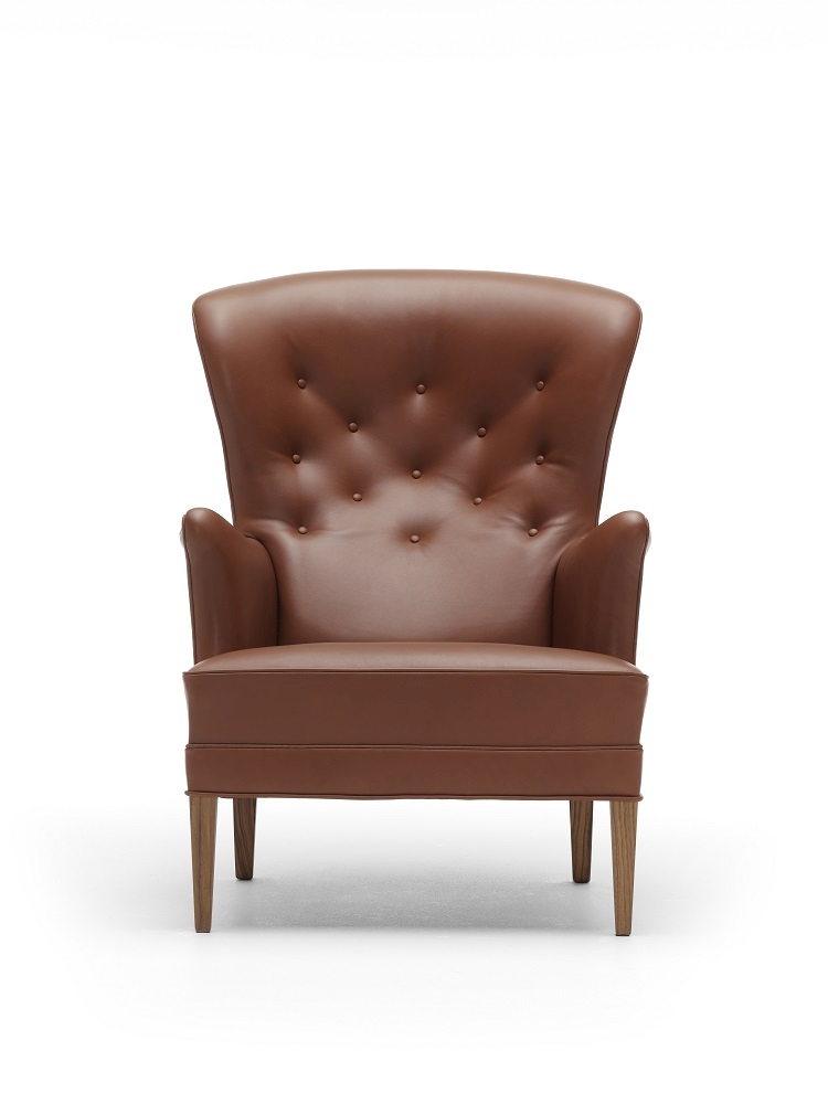 FH419 Heritage Chair Sessel Carl Hansen & Søn Walnuss geölt Leder Sif 92