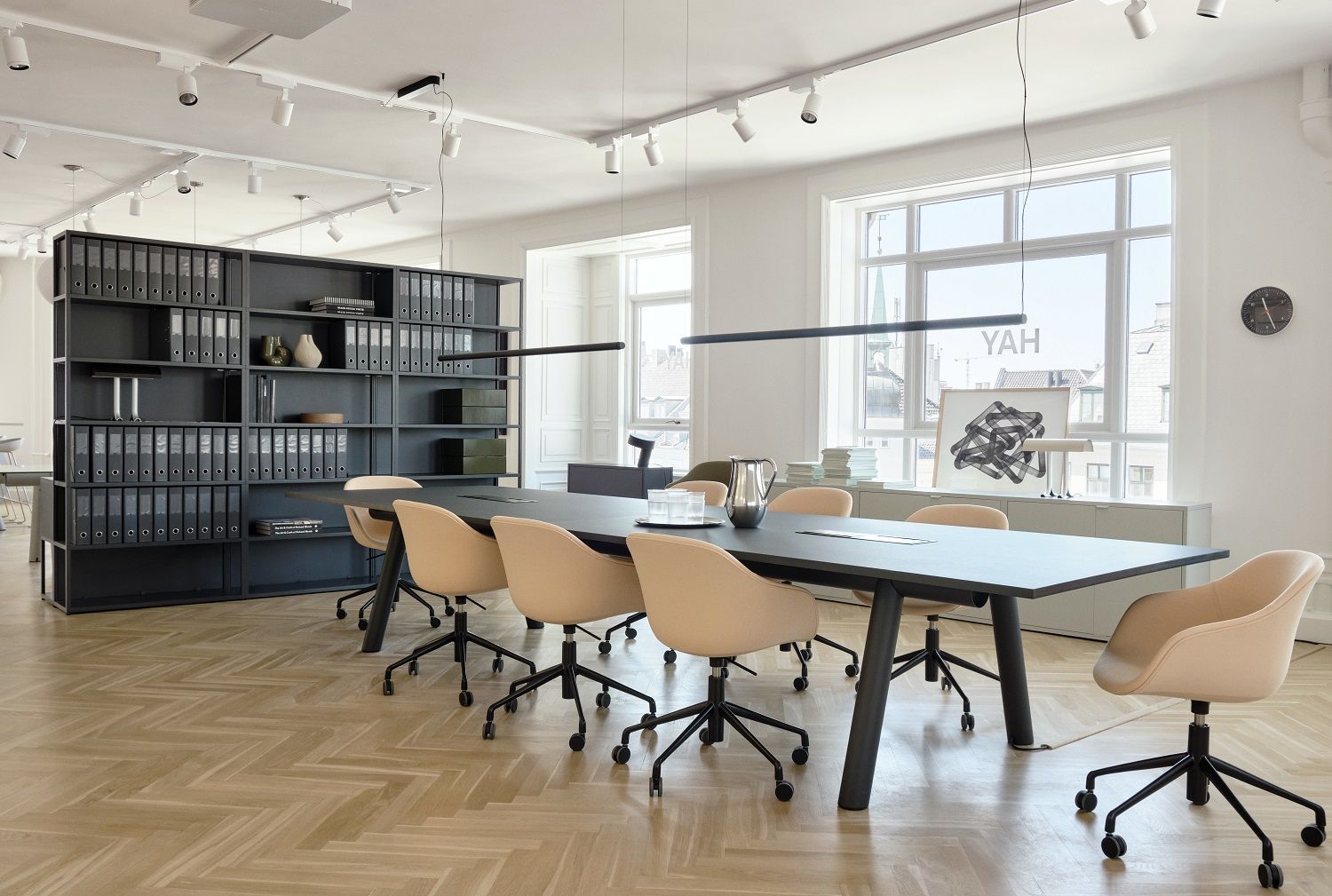 Boa Table Tisch / Konferenztisch Bx420 cm Hay