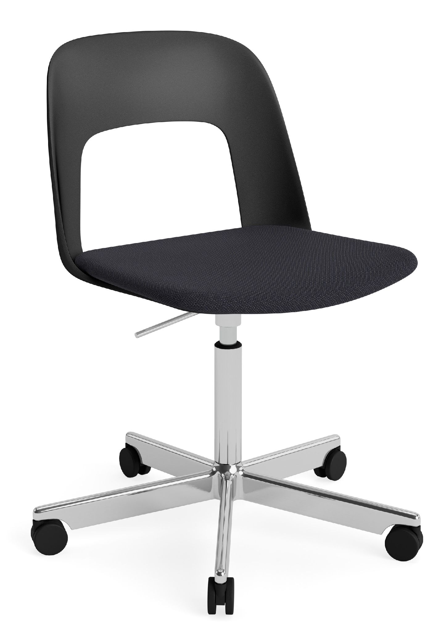 Layout Side Chair 143 5-Stern Drehfuß Stuhl Hay