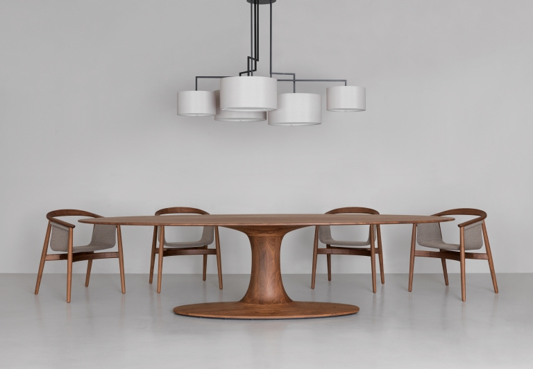 Turntable Oval L 220 - 260 cm Esstisch Zeitraum