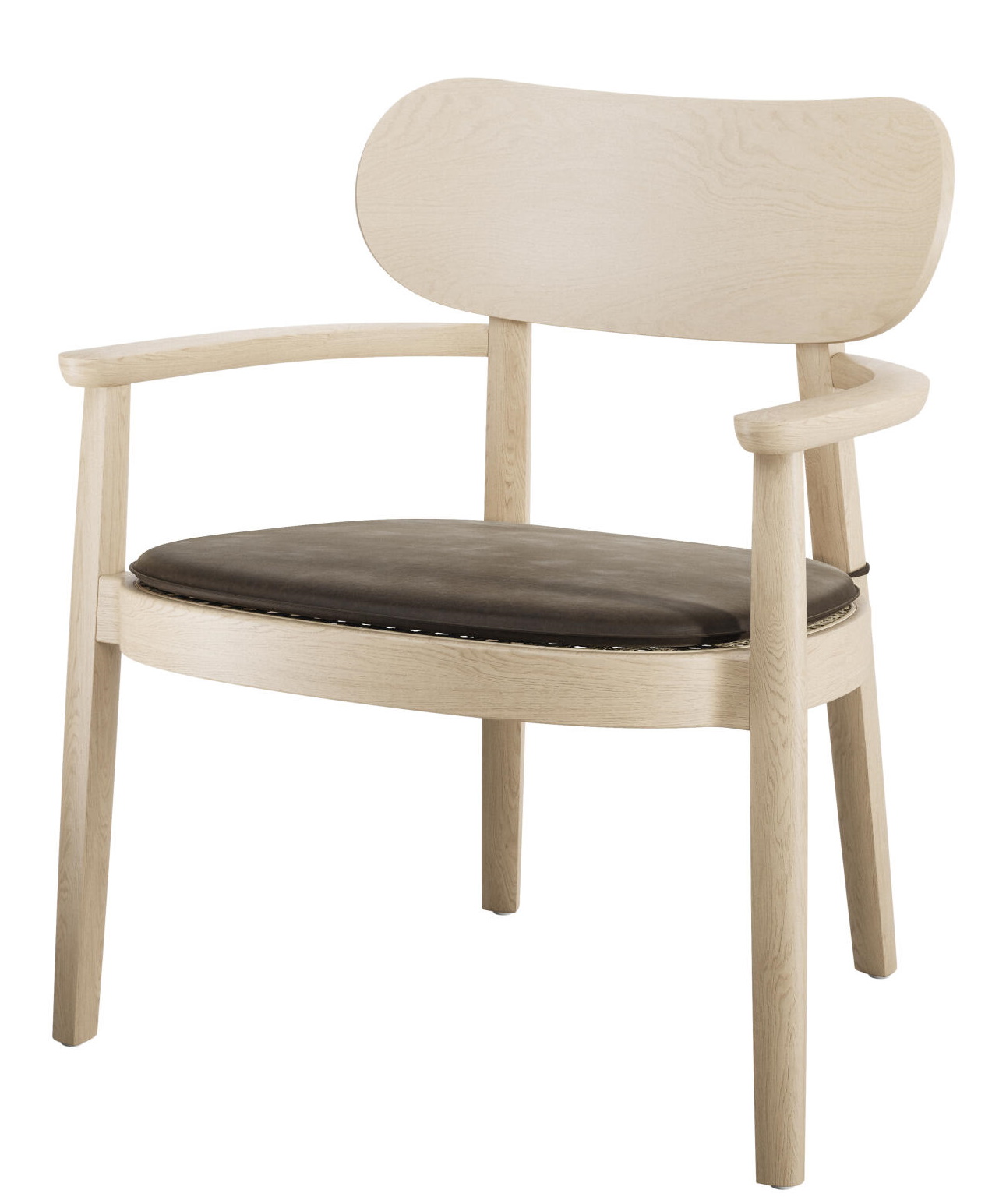 Polsterauflage für Thonet Holzsessel: Braunes Sitzkissen für bequemes Sitzen auf Holzstuhl. Hochwertige Sesselauflage.