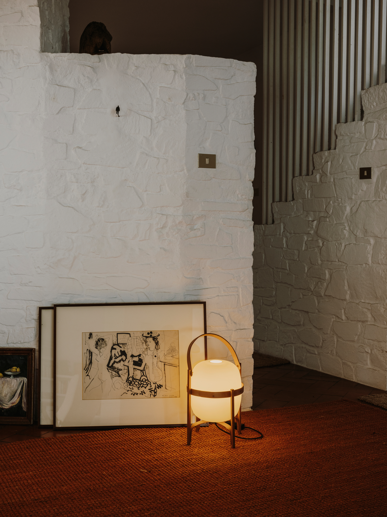 Cesta Tischleuchte / Tischlaterne Santa & Cole