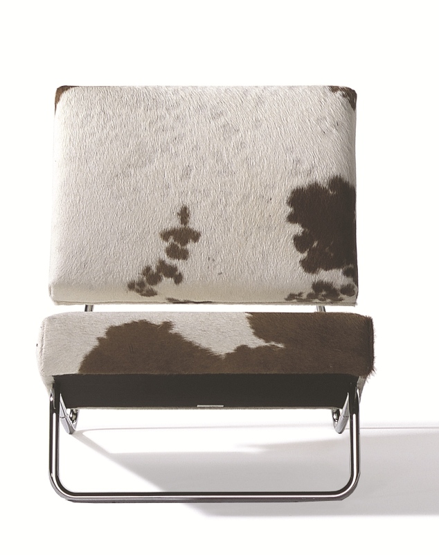 Hirche Lounge Chair Sessel Kuhfell Richard Lampert